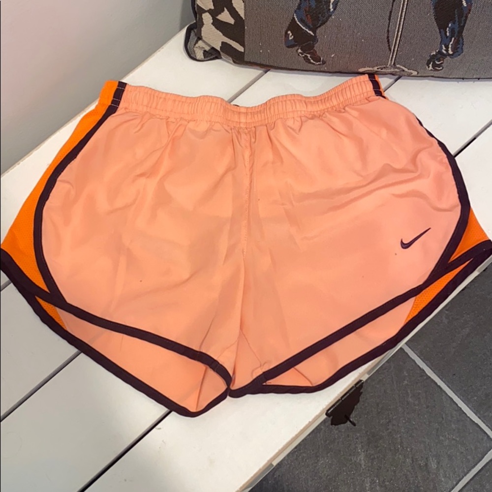 light orange nike shorts